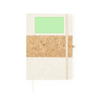 Yacard A5 Notebook with Linen and Cork Cover 