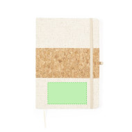Yacard A5 Notebook with Linen and Cork Cover 