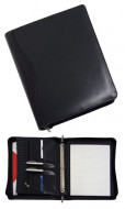 A4 Leather Portfolio with Two Pen Loops
