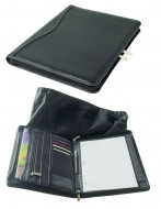 A4 Nappa Leather Zippered Compendium