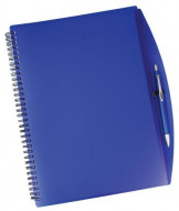 A4 Spiral notebook and pen