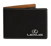 AGRADE Sueded Leatherette Slim Fold Wallet