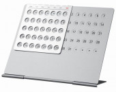 Aluminium everlasting calendar