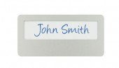 Aluminium name badge