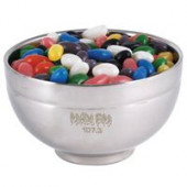 Assorted Colour Maxi Jelly Beans in Stainless Steel Bowl