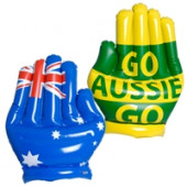 Aussie Giant Inflatable Cheering Hand