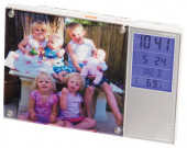 Backlit Clock with Picture Frame