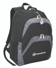 Backpack with Centre Zippered Compartment