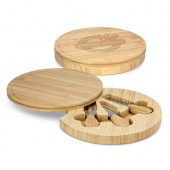 Bamboo Cheese Board Set