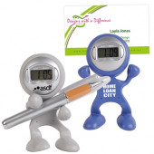 Bendy Man LCD Clock Message Holder