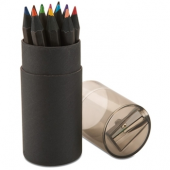 Black colouring pencils