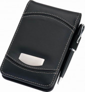 Bonded leather pocket notepad
