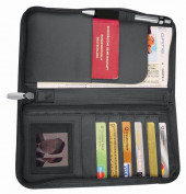 Bonded Leather Travel Wallet