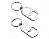 Bottle Opener Metal Keyring with Black Gift Box 