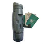 Bottle with Key and Cash Storage 