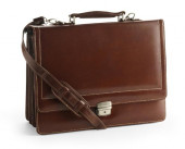 Briefcase Bonded Leather with Large Compartment
