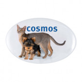 Button Badge- 65mm x 45mm Oval