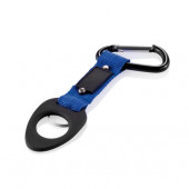 Carabiner with bottle holder 