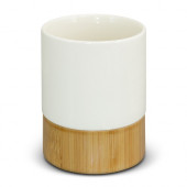 Ceramic Mug with Bamboo Base 