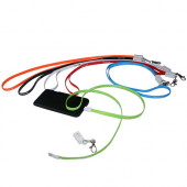 Charging Cable Lanyard with Clips 