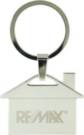 Chrome Plated House Keyring