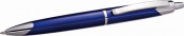 Classic chromed ball point pen Blue