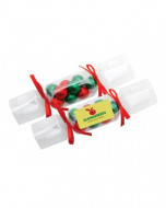Clear Christmas Crackers with Chocolate Baubles
