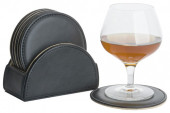 Coaster Set of 4 with Cork Look Backing
