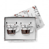 Coffee Mug Set With Design