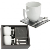 Coffee Set with Coaster and Spoon