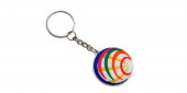 Colourful Finish PVC Keyrings