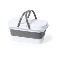 Convertible Picnic Basket with Foldable Lid 