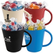 Corporate Colour Fiesta Fruits In Coloured Double Wall Coffee Cups