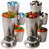 Corporate Colour Jelly Beans In Stainless Steel Cocktail Shaker