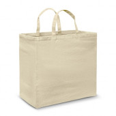 Cotton Canvas Shopping Tote 