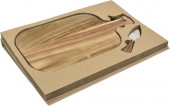 Crafted Acacia Cheese Set 