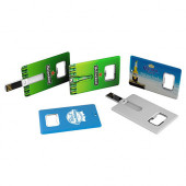 Credit Card Flash Drive with Bottle Opener 