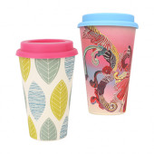 Customised Reusable Bamboo Coffee Cup 
