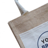 Denny Jute Tote Bag 