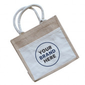 Denny Jute Tote Bag
