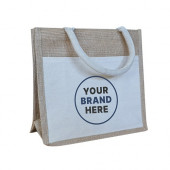 Denny Jute Tote Bag 