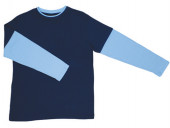 Double Sleeve &amp; Rib T-Shirt Unisex