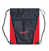 Drawstring Backsack with Zippered Pocket