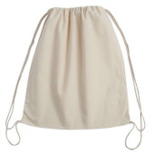 Drawstring Calico Bag 