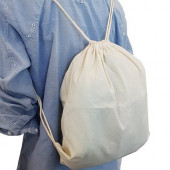Drawstring Calico Bag 