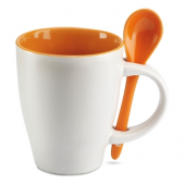 Dual Mug With Spoon