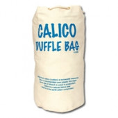 Duffle Drawstring Calico Bag With Round Base - 200 Gsm