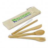 Eco-Friendly Bamboo Cutlery Set