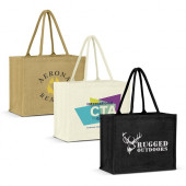 Extra Wide Laminated Tote Bag