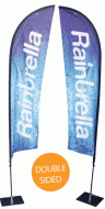 Feather Banner withl Ground Insert Base